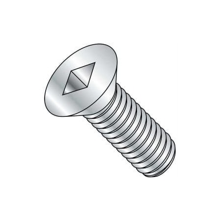 Newport Fasteners #10-24 x 1-1/2 in Square Flat Machine Screw, Plain 18-8 Stainless Steel, 500 PK 479491-PR-500